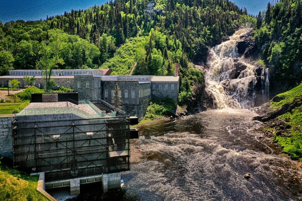 La minicentrale Val-Jalbert. (Photo : Énergie hydroélectrique Ouiathouan)